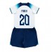 England Phil Foden #20 Replika Babykläder Hemma matchkläder barn VM 2022 Korta ärmar (+ Korta byxor)